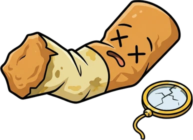 Nik the cigarette villain reduced to a cold, dead stub